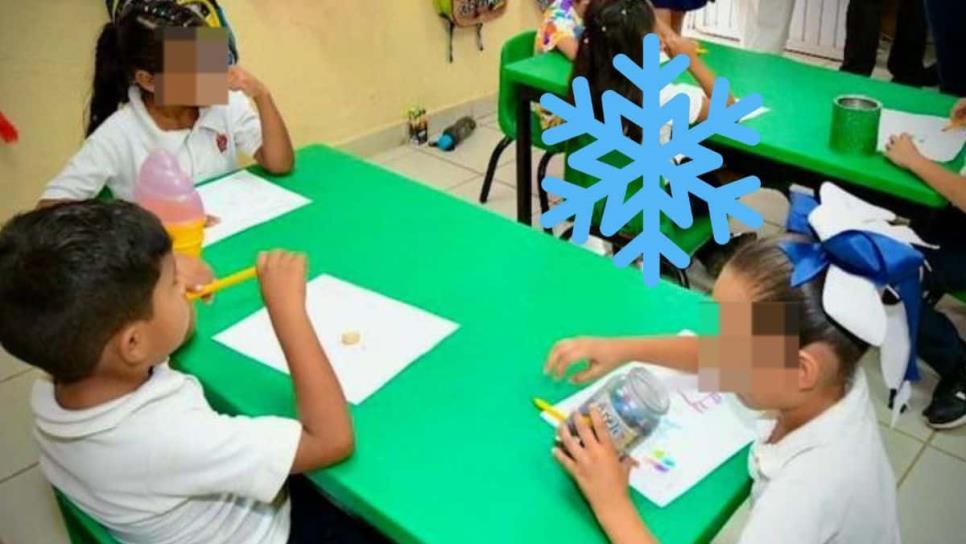 Por intenso frío en Sinaloa las escuelas pueden modificar los horarios de entrada: SEPyC