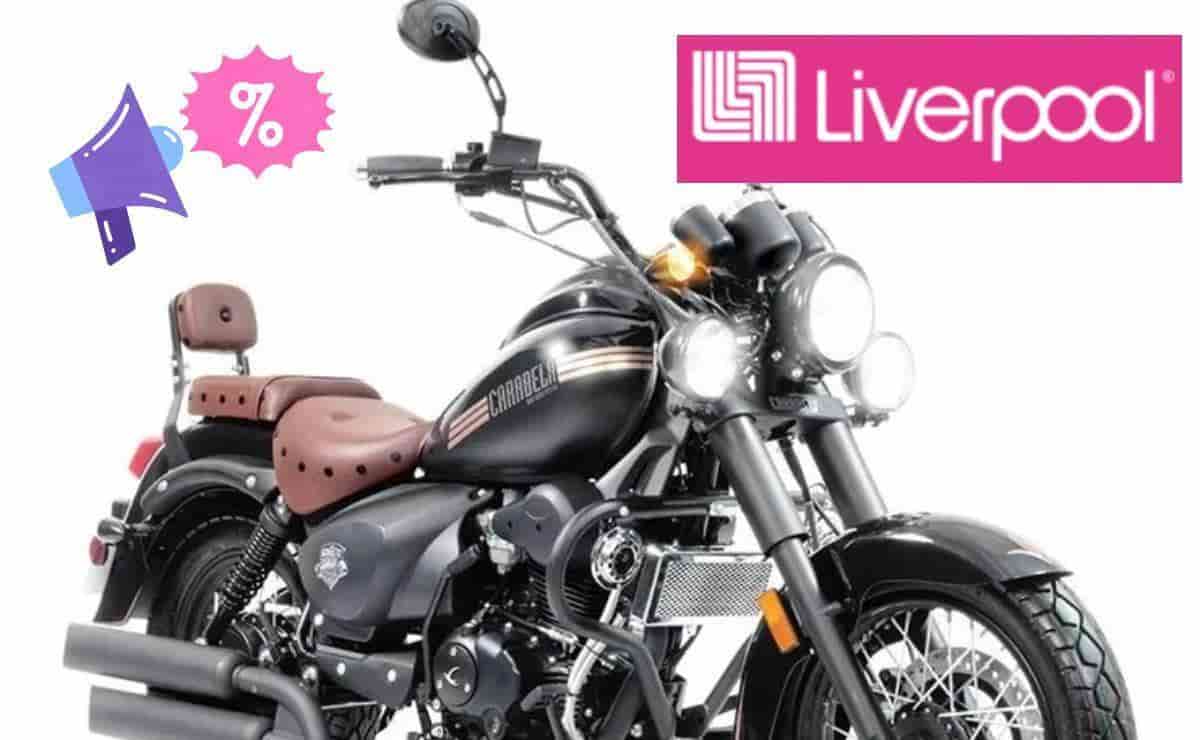 Liverpool rebaja motocicleta chopper por mas de diez mil pesos en su Barata de invierno