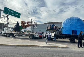 Llegan los monigotes carnavaleros a Mazatlán; este viernes inicia la instalación 