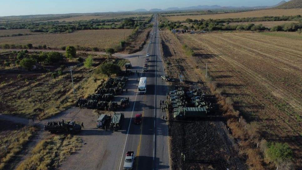 Arriban 600 elementos del Ejército Mexicano para reforzar seguridad en Sinaloa