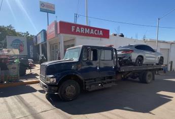 Aseguran camioneta de lujo y armas tras operativo en la Renato Vega en Culiacán