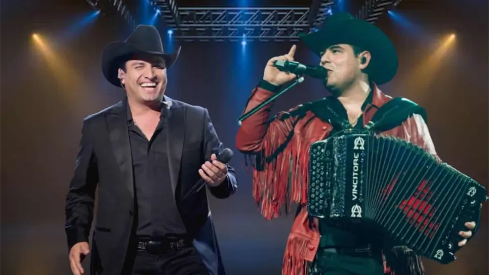 Julión Álvarez y Alfredo Olivas. | FOTO: Twitter.