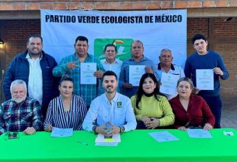 Efrén Parra es el nuevo Presidente del Comité Municipal del Partido Verde de El Fuerte