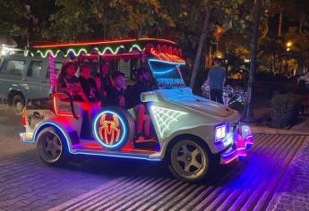 Pulmonías iluminadas, la nueva moda del transporte en Mazatlán