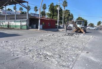 Toma tus precauciones, inician trabajos de rehabilitación de drenajes en la colonia Bienestar en Los Mochis