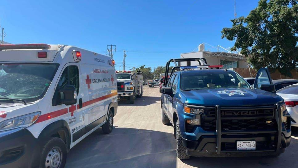 Un hombre recibe descarga eléctrica mientras pintaba un supermercado en Elota