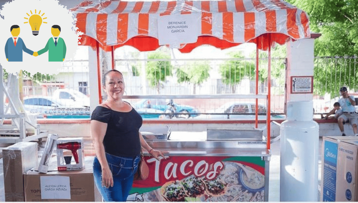 Equipa Sinaloa, apoyando a emprendedores. FOTO: Instagram de Economía Sinaloa.