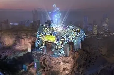 El estadio será construido en un acantilado de 200 metros.