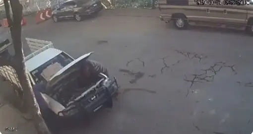 Las personas vivieron para contarlo tras salvar sus vidas tras la caída de la losa de concreto.