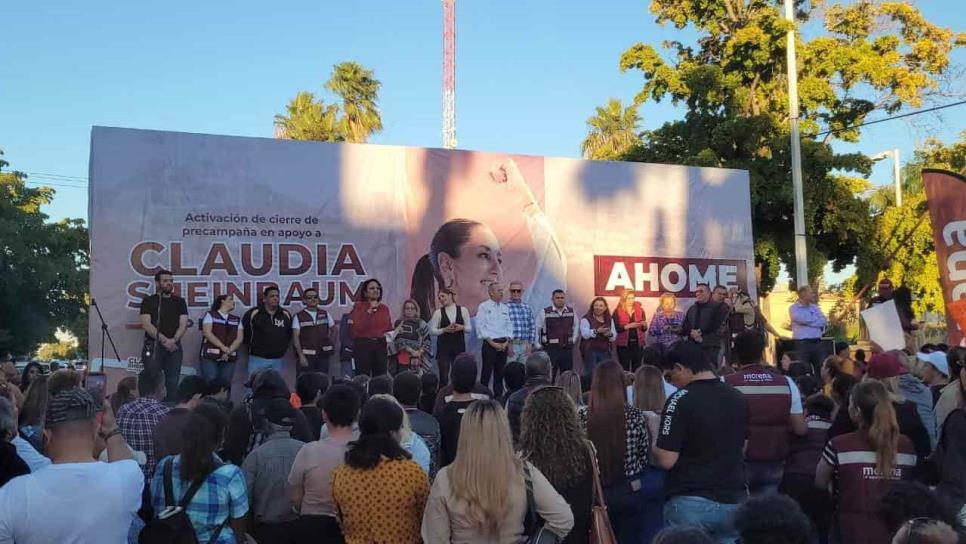 Gerardo Vargas encabeza el cierre de campaña de Claudia Sheinbaum en Ahome