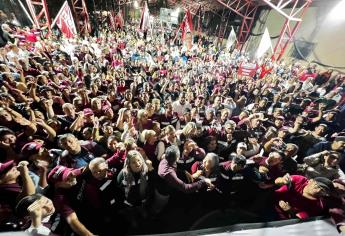 Cierre de precampaña en apoyo a Claudia Sheinbaum, con gran audiencia en Mazatlán