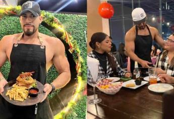Meseros sexys atienden en restaurante de Tamaulipas sin camisa y en short