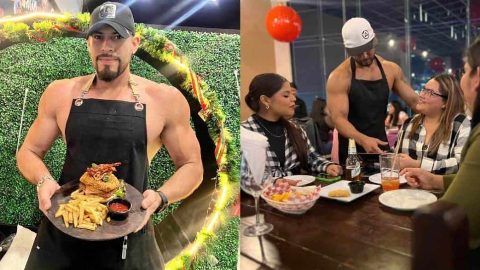 Meseros sexys atienden en restaurante de Tamaulipas sin camisa y en short Meseros sexys atienden en restaurante de Tamaulipas sin camisa y en short