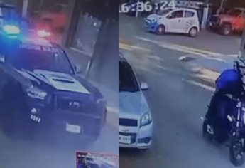 Policías de Culiacán detienen a dos motociclistas tras persecución en el sector Terranova | VIDEO