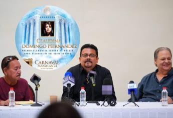 Claudina Domingo obtiene el Premio Clemencia Isaura del Carnaval de Mazatlán