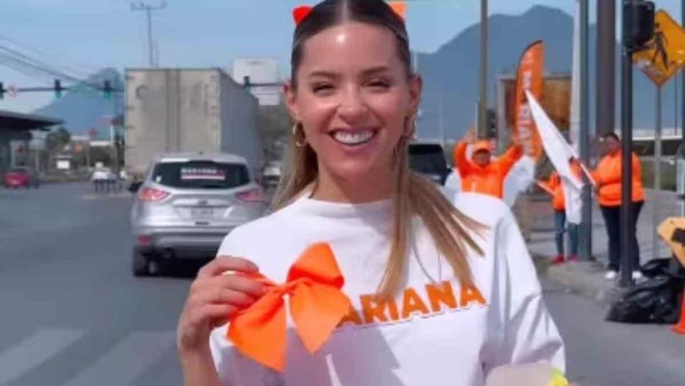 Mariana Rodríguez se pone “Coquette” y regala moños naranjas “Fosfo Fosfo”