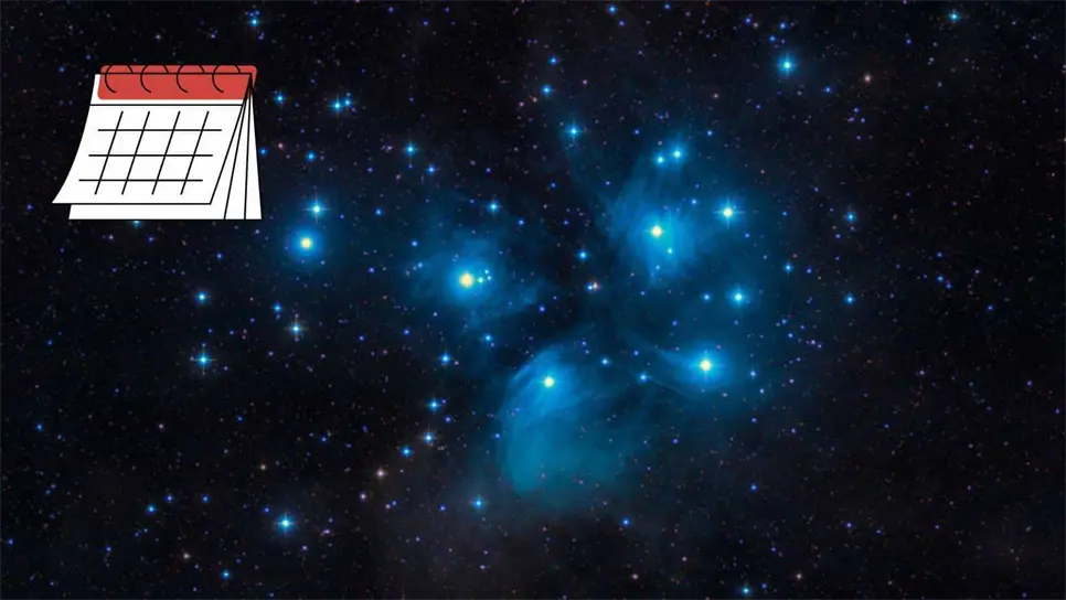 Acercamiento Celestial: Luna y Pléyades gran espectáculo astronómico. | FOTO: Temática.