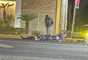 Arrollan a motociclista en la salida sur de Culiacán