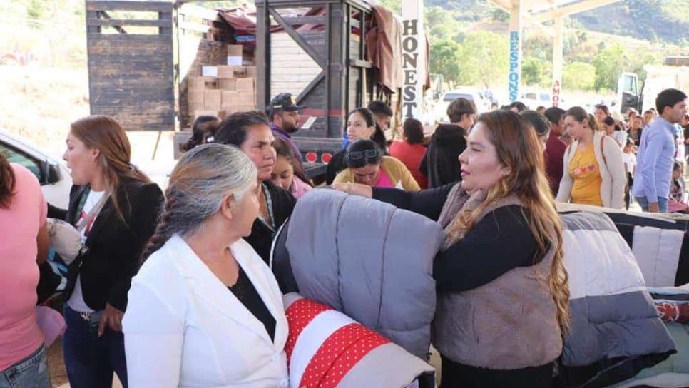 Gobierno de Badiraguato lleva apoyos invernales a comunidades enclavadas en la sierra