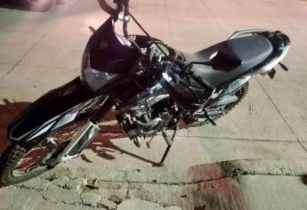 Detienen a presunto ladrón de motocicletas en Culiacán