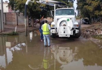 Estas colonias de Los Mochis son las que tienen más fugas de aguas negras en sus calles