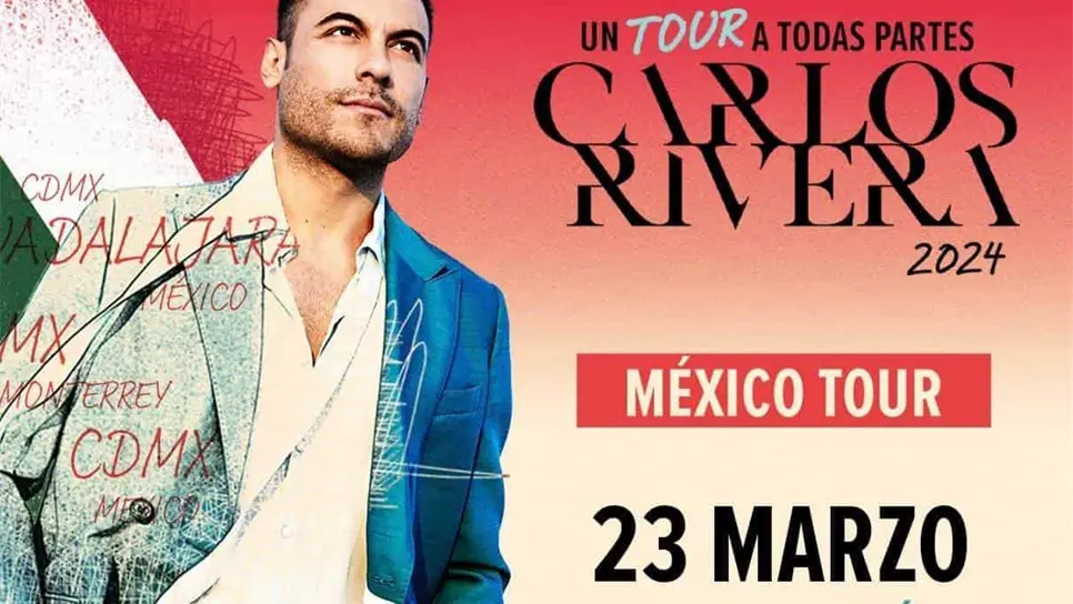 Carlos Rivera en Mazatlán: ¿Cuándo inicia la venta y cuánto cuestan los boletos?