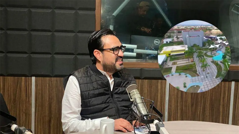 Juan de Dios Gámez Mendívil en el estudio de Luz Noticias. FOTO: Diana Cruz