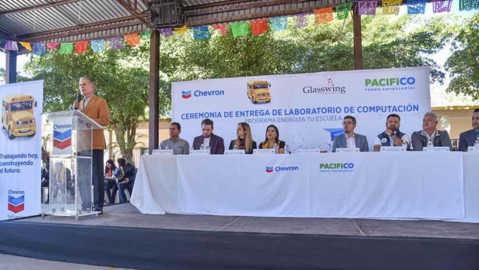 Inauguran Laboratorio de Medios en primaria de Los Mochis