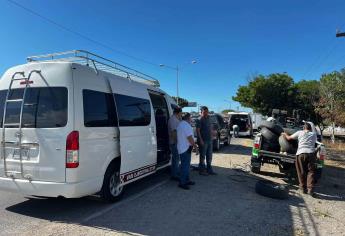 15 vehículos varados en Mazatlán tras ser víctimas de los «ponchallantas»