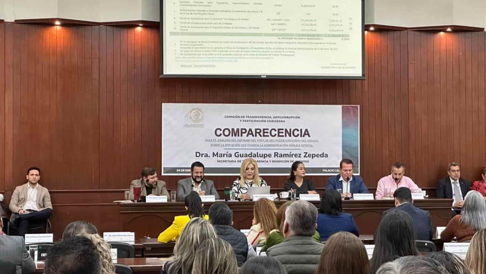 Hay transparencia en el recurso público del Gobierno de Rocha: Guadalupe Ramírez