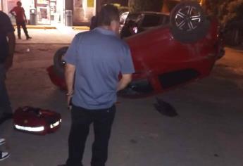 Volcadura deja una mujer lesionada en Mazatlán