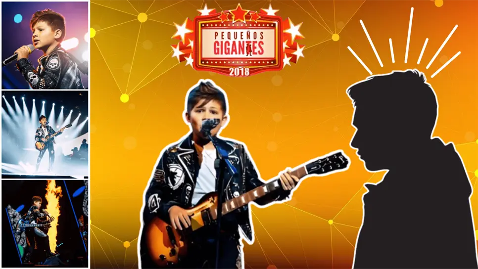 FOTO: Rodrigo Pérez El Canelito saltó a la fama en Pequeños Gigantes 2018.