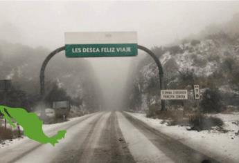 Siguen las nevadas; el Frente Frío 30 dejará temperaturas más gélidas en estos estados