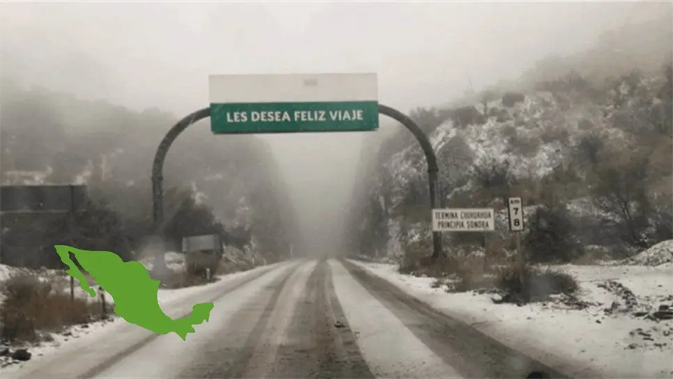 Siguen las nevadas en 3 estados. | FOTO: Temática.
