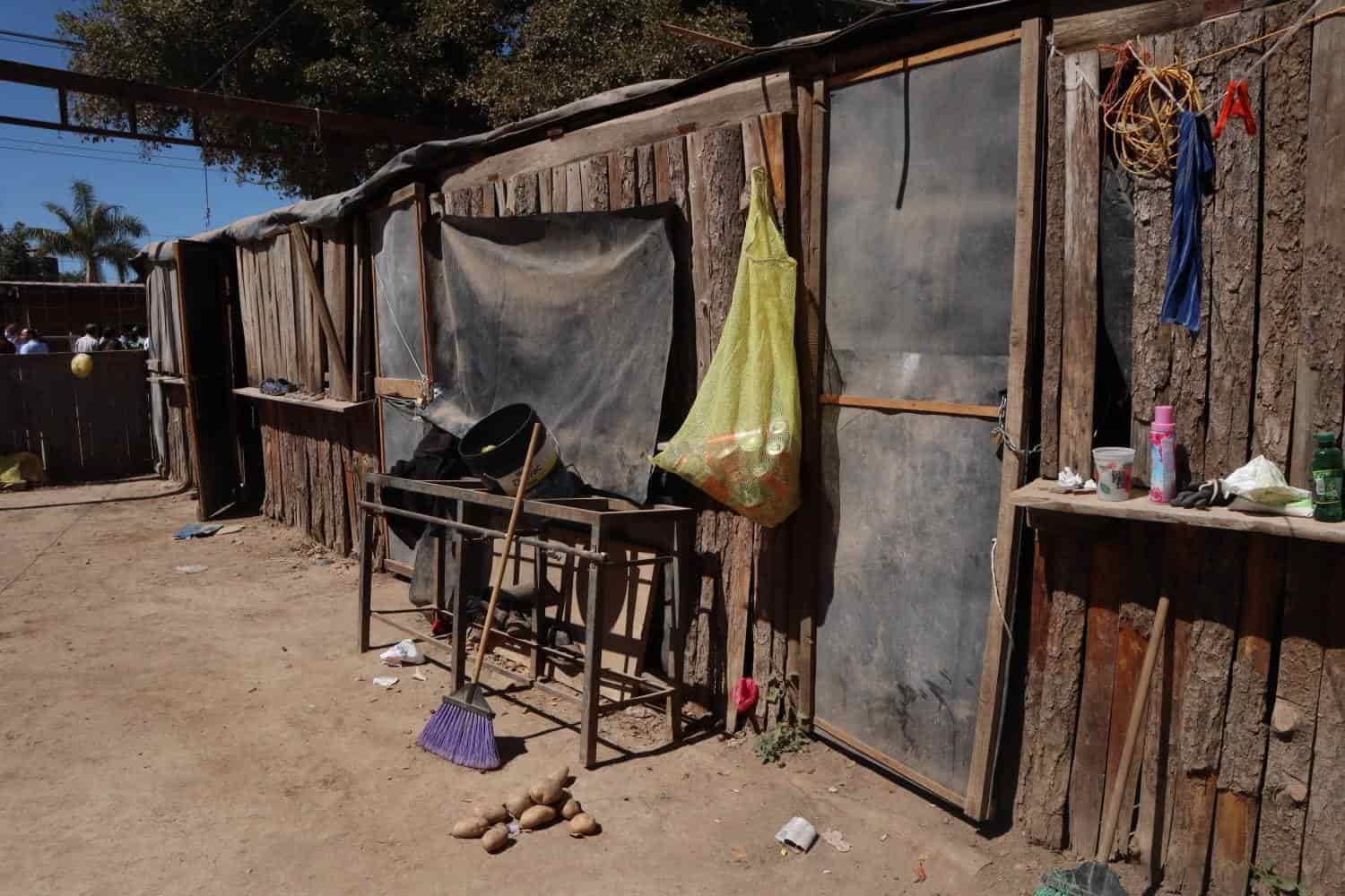 Cuarterías de Jornaleros agrícolas.