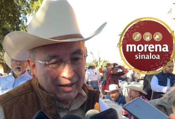 Rocha Moya: «Morena es quien decide los nombres de sus candidatos en Sinaloa, yo no»