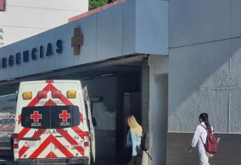 Hombre herido con arma blanca ingresa a la Cruz Roja, en Culiacán