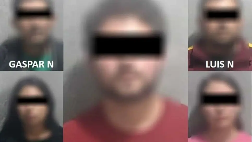 A todos se les descubrió robando en establecimientos. FOTO: Cortesía