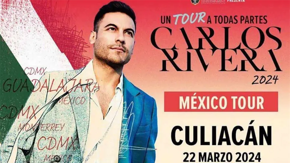 Carlos Rivera se mantiene como uno de los artistas del momento. FOTO: Carlos Rivera