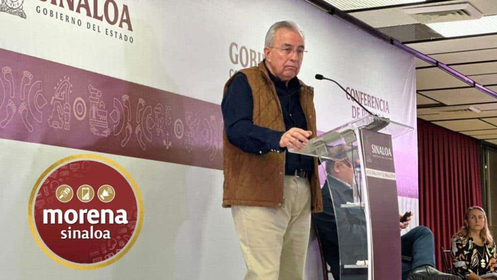 Rocha Moya: «En horas, Morena publicará la lista oficial de candidatos»