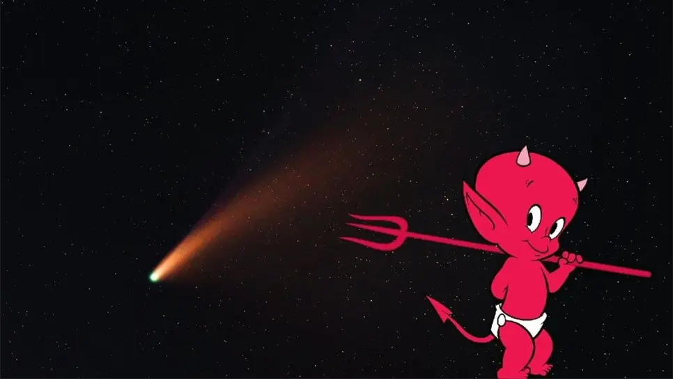 El cometa diablo pasa por la tierra alrededor de cada 70 años. FOTO: Pexels