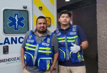 Paramédicos desafiaron el fuego para salvar vidas tras el camionazo en Elota 
