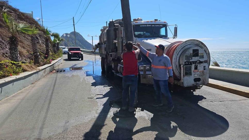 En Paseo del Centenario Mazatlán no hay problema de drenaje sanitario, aclara JUMAPAM