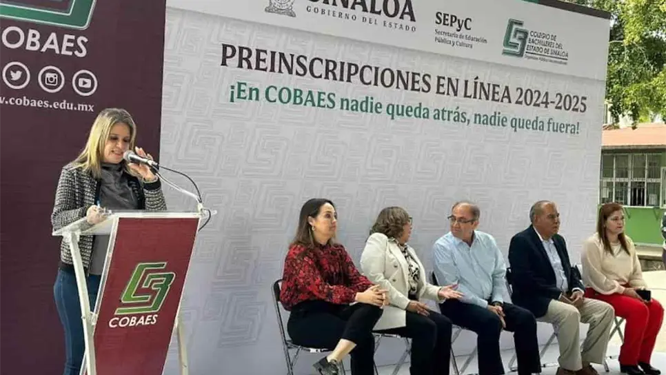 Cobaes inicia preinscripciones en línea para el nuevo ciclo escolar 2024-2025