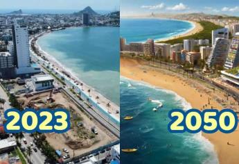 Así se vería la playa de Mazatlán en el 2050, según la inteligencia artificial | FOTOS