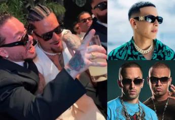 Maluma y J Balvin cantan juntos canción viejita de Daddy Yankee con Wisin y Yandel