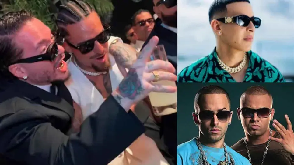 Maluma y J Balvin cantan juntos canción viejita de Daddy Yankee con Wisin y Yandel