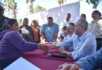 Habitantes del ejido Vallejo , en Ahome, reciben programa «Bienestar en Tu Comunidad»