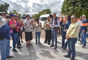 Tras 30 años de espera, vecinos de Álamos I y II reciben obra de pavimentación 