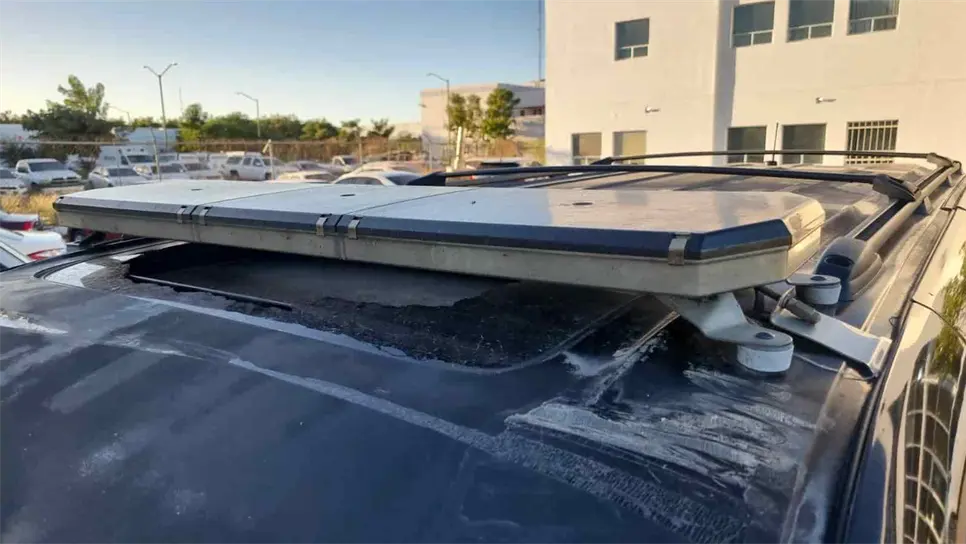 El herido fue trasladado al hospital. FOTO: Luz Noticias